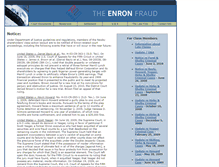 Tablet Screenshot of enronfraud.com